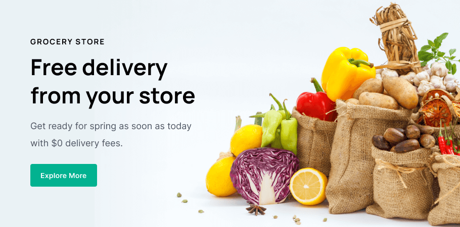 Free delivery from your store